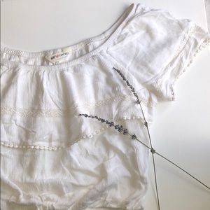 H&M Coachella Off The Shoulder Crop Top